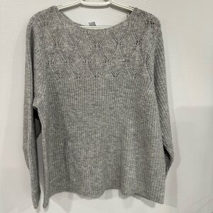 Liz Claiborne Light Gray Women's Sweater
